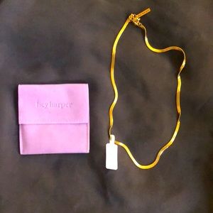 Waterproof gold necklace